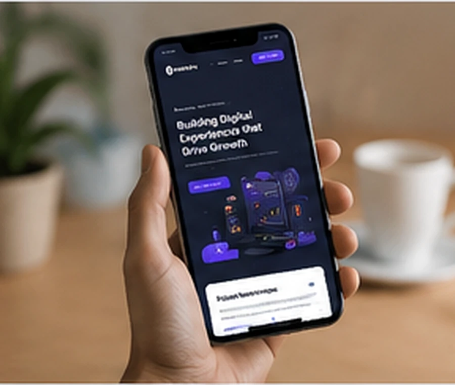 Professional responsive website design preview for desktop and mobile.